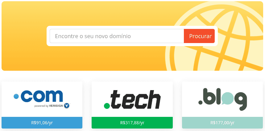 como registrar um domínio
